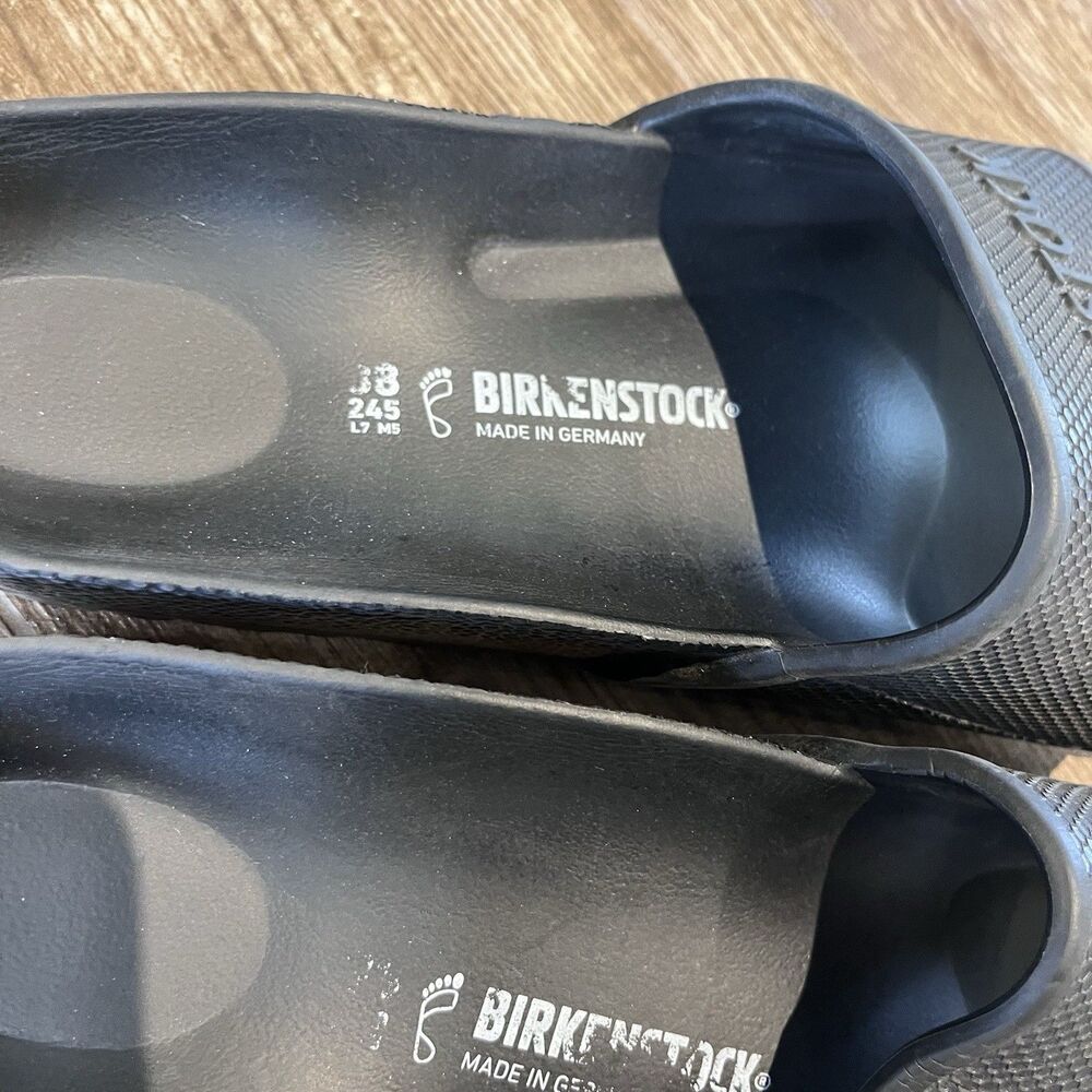 Birkenstock Barbados EVA Slide Sandals Black Men’s US 5 EU 38 Women’s US 7 Shoes - Picture 5 of 10